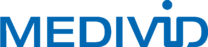 Markantes Logo von Medivid